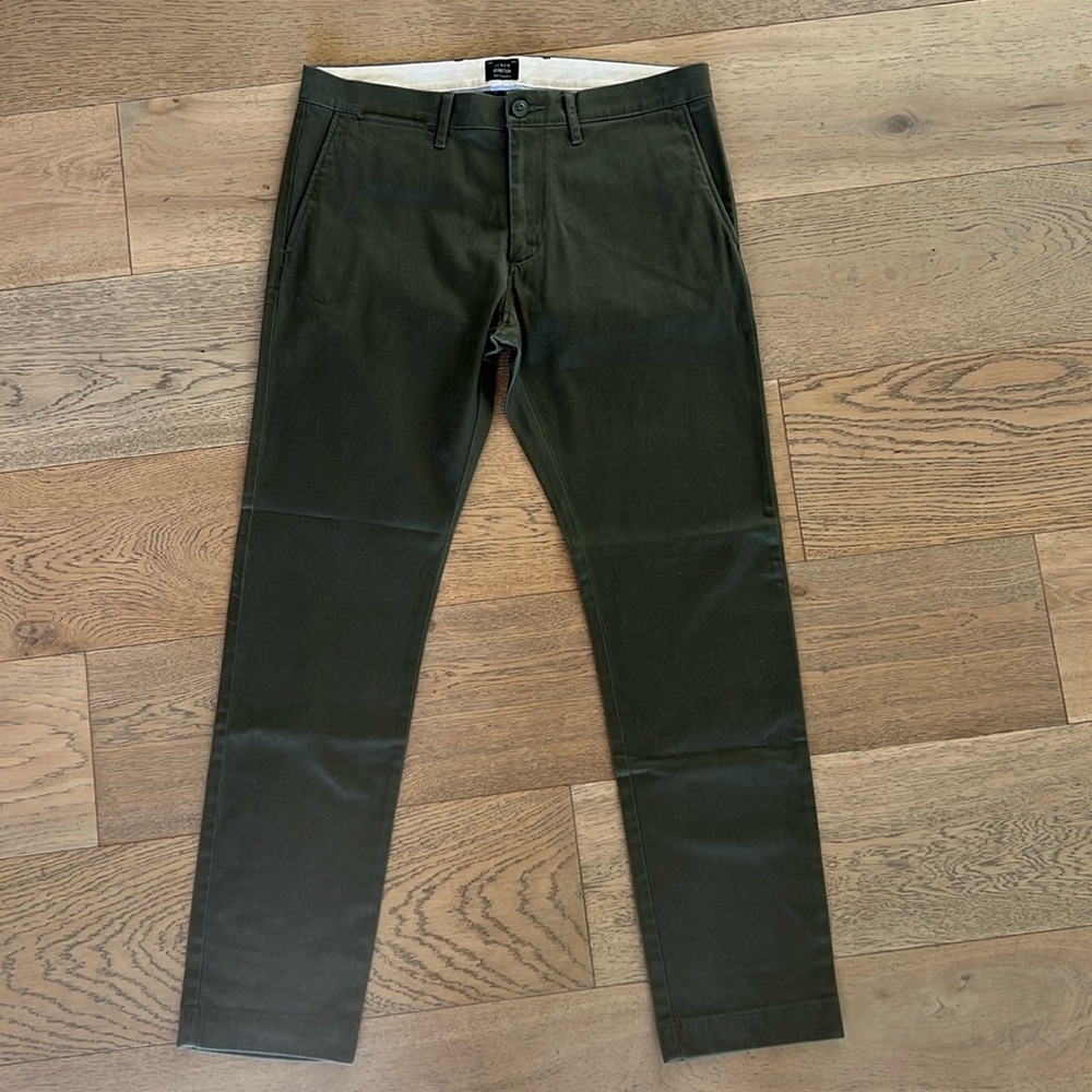 J. Crew Olive-Tone Men's Chinos